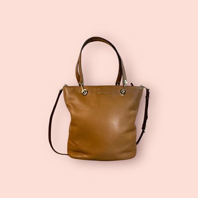 MICHAEL KORS Large North South Top Zip Tote Luxury Designer Leather Luggage $278