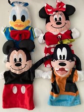 Melissa Doug Disney Baby Hand Puppets Mickey Minnie Donald Goofy Set/4 Plush