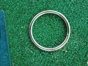  Chrome Steel Ring Welded 2.5" X 10mm 