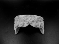 Silicone Mould French Style Ornate Bed Crown Curtains Window Pelmet 1/12Th Scale