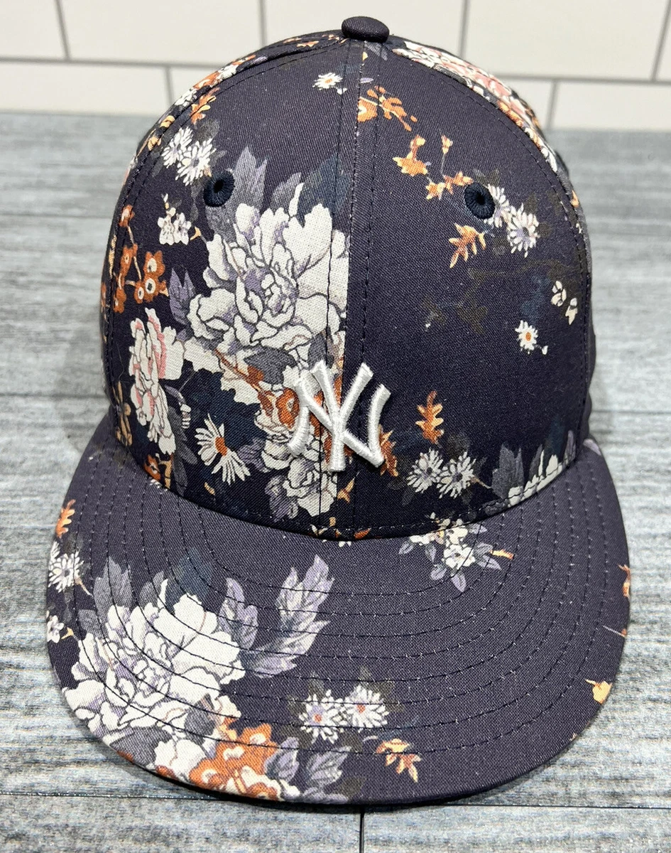 Kith X New Era Yankee Floral Tapestry 59Fifty Low Profile Cap Sz 7