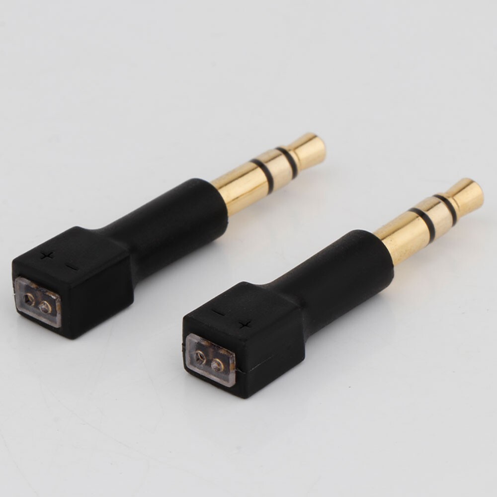 A-Converter ヘッドフォンコンバーター Pair Gold Plated 3.5mm To 0.78 Converter Adapter for M1 M2 ZX-1