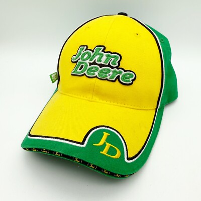 Vintage John Deere Hat Adjustable One Size Sample Stamp