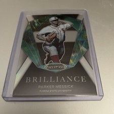 2022 Panini Prizm DP PARKER MESSICK BRILLIANCE #BR-PM! SILVER PRIZM SP! (CL5)