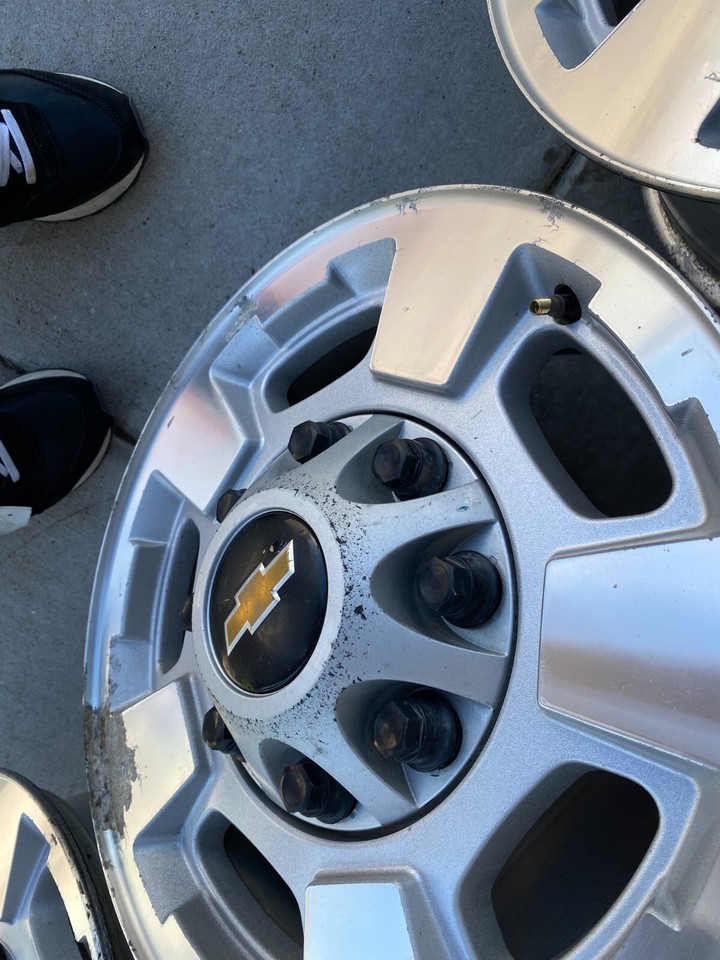 17" CHEVROLET SILVERADO 2500 3500 HD CHEVY OEM FACTORY STOCK WHEELS ...