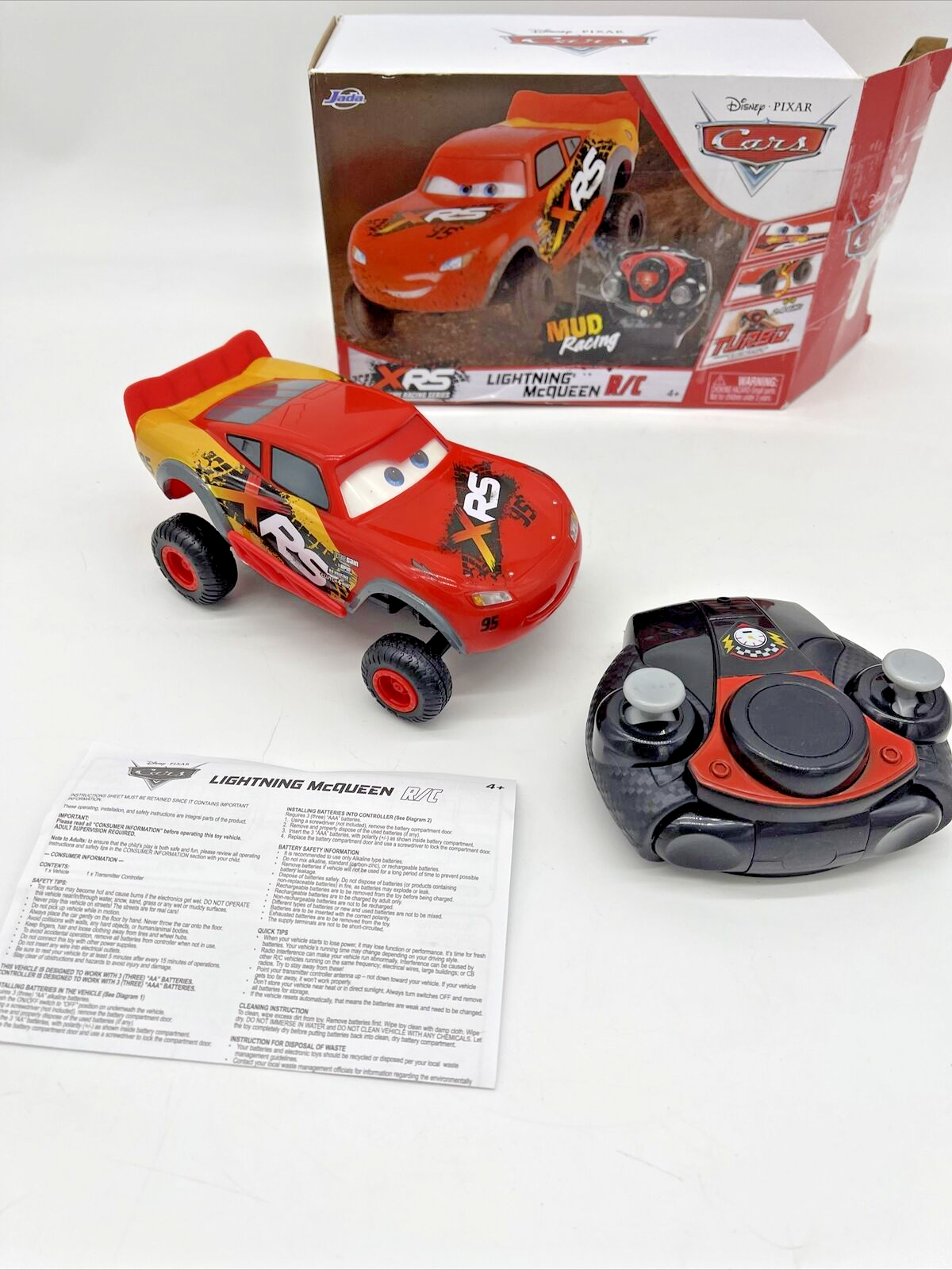 Buy JADA TOYS 203084035 Cars Glow Racers Lightning McQueen 1:24 RC