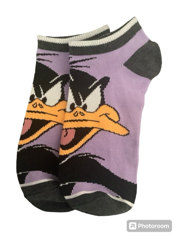 Daffy Duck Looney Tunes Novelty Socks Fits Women’s Size 5-10/Men’s Size 5-8