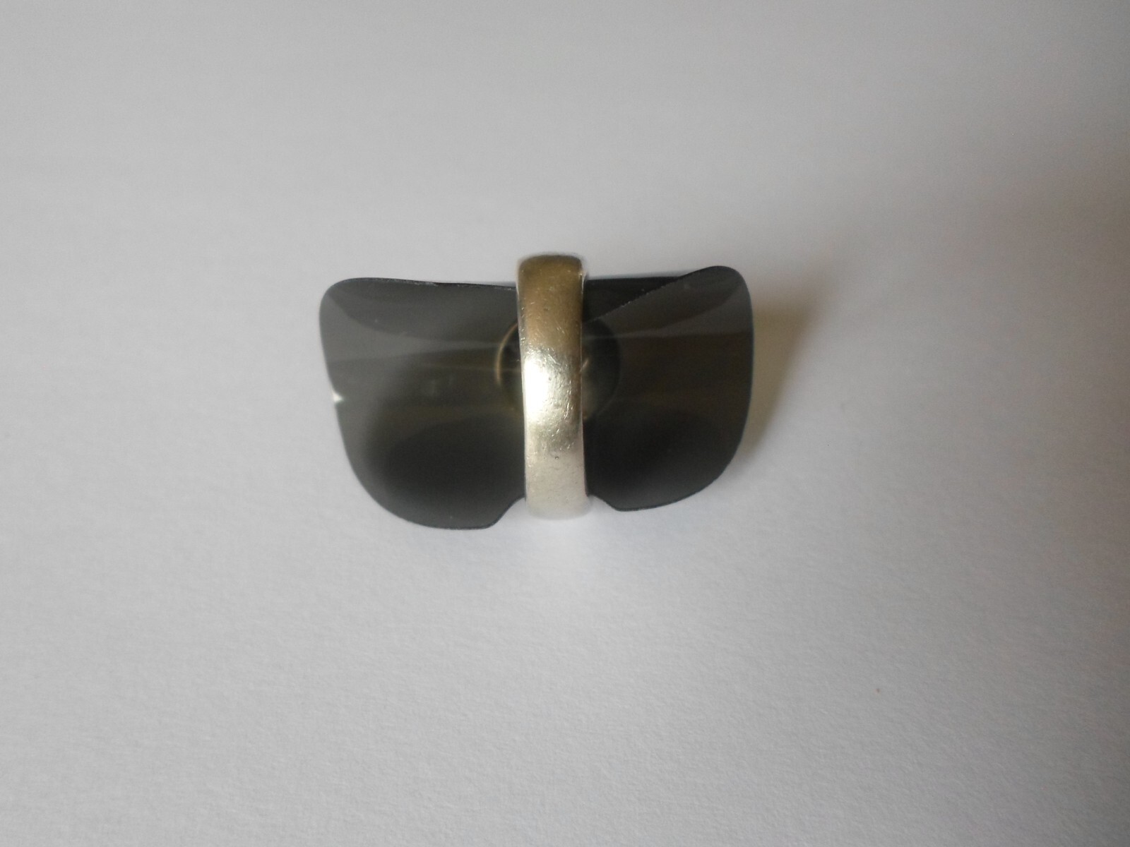 solid silver ring, openwork fish, size 52 - image 4