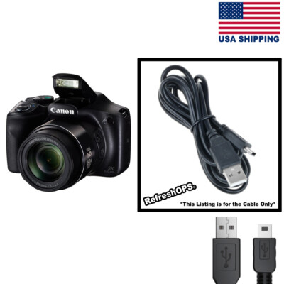 Canon PowerShot SX540 HS Camera USB Cable Transfer Cord Replacement