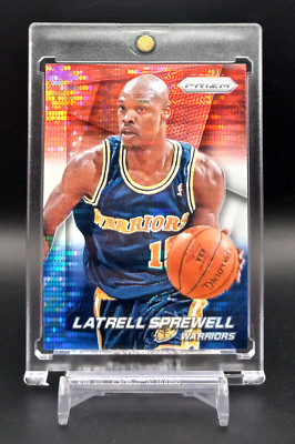 2014-15 Panini Prizm Red White & Blue Pulsar #155 Latrell Sprewell Warriors