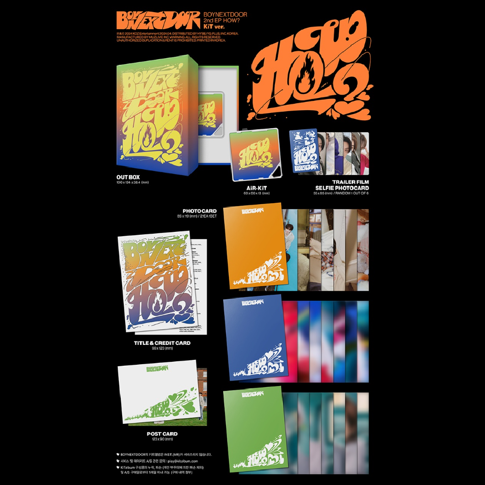BOYNEXTDOOR　2nd EP「HOW?」　シリアル　20枚① BOYNEXTDOOR - HOW? [2nd EP Album] - K PLACE