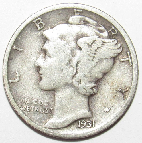 1931 S Mercury Dime FINE (I103)