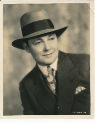 CHARLES RAY Original Vintage 1928 THE GARDEN OF EDEN UA Studio Portrait Photo