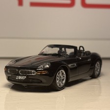 Maxi Car BMW Z8 Roadster Black 1:43 Scale Diecast Model - Superb Detail Rare Car