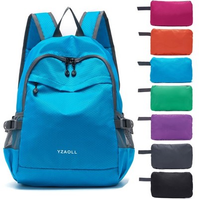 20L Blue Small Hiking Backpack Lightweight Day Pack Packable Travel Camping