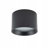Badezimmer-Deckenleuchte Nowodvorski Maun Schwarz Rund 10 Cm GX53 IP54