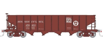 Rapido HO Scale ~ PRR H21A 4 Bay Hopper ~ Pennsylvania ~ Coal ~ #256822 ~178004A