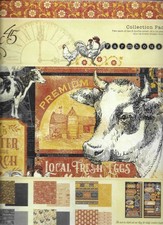 Graphic 45 Farmhouse Collection Pack Patterns...
