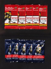 Tim Hortons  Hockey  Cards  Sealed  packs  5 x  2023 -2024  +  5 x 2025-2026