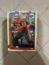 Vita Vea Pulsar Refractor Topps Chrome 2025 Card #286 Tampa Buccaneers