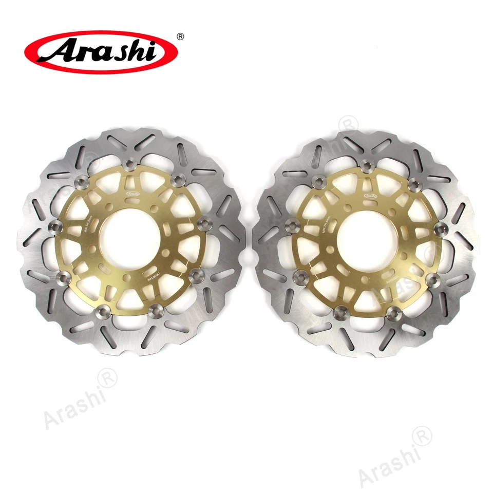 Rotor de disco de freio dianteiro + pastilha de freio para Kawasaki Z750 ABS 2007 2008 2009 2010 2011 - Imagem 2 de 4