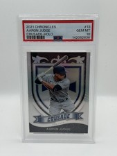2021 Panini Chronicles - Crusade Holo #13 Aaron judge PSA 10