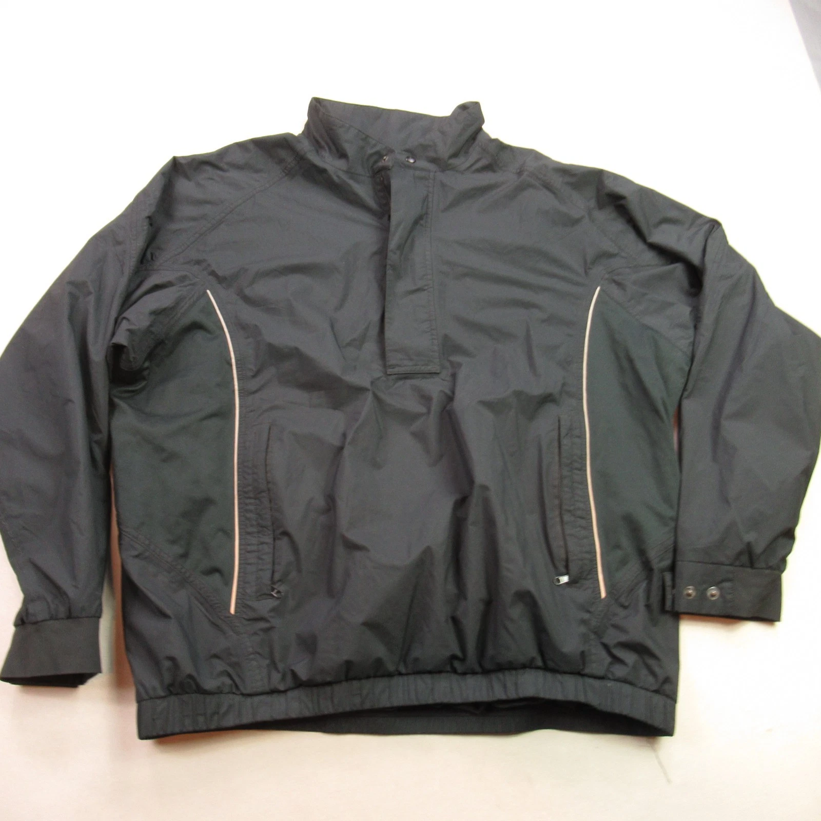 Footjoy Jacket Mens XL Short Sleeve 1/4 Snap Black Pockets Outdoors Golf
Opens in a new window or ta