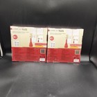 2 X Pack Of 4 Mirrow Tiles 20 X 20 Cm With Mounting Accessories