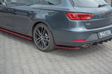 Maxton Design Diffusor Flaps V.4 passend für Seat Leon CUPRA Mk3 FL Sportstourer