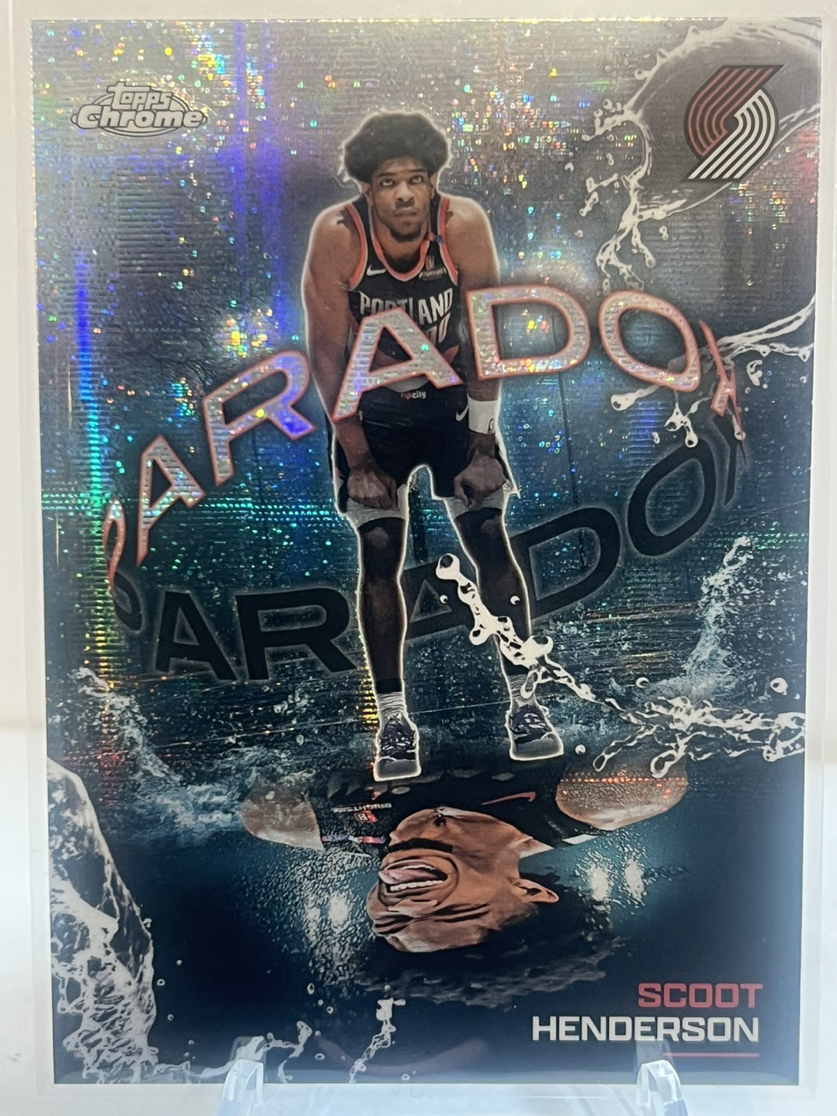 Scoot Henderson - 2025 Topps Chrome - Paradox SSP Trail Blazers