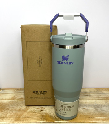 Stanley IceFlow Flip Straw 30 oz Blue Cactus Blue Cup NEW