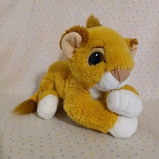 Vintage 1993 Mattel Disney The Lion King Simba Floppy Stuffed Animal Plush READ