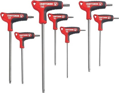 Craftsman V-Series Torx T-Handle Set w/ X-Tract Technology CMHT26163V New