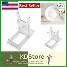 Clear Acrylic Adjustable Display Stand Set of 6 for 5-9" Items