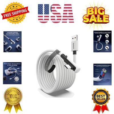 Link Cable 16FT for PCVR Compatible with Oculus/Quest 3/Meta Quest 3S, Quest2...