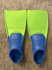 Finis Long Floating Fins Kids Size 8-11 EU 26-29 Blue Green