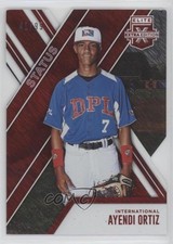2017 Panini Elite Extra Edition Status Red Die-Cut 41/99 Ayendi Ortiz #159 1s8
