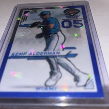 2025 Panini Prospect Baseball Kemp Alderman Blue Cracked Ice /299
