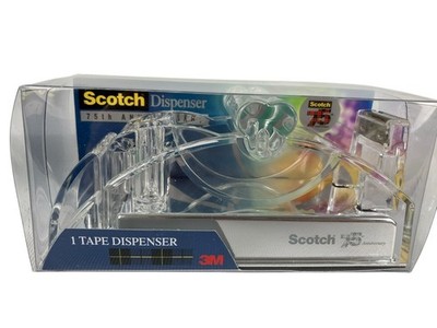 Scotch Clear Acrylic Tape Dispenser + 6 Rolls Magic Tape Modern Limited Edition