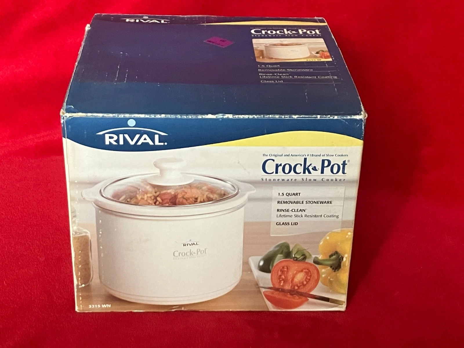RIVAL CROCK POT 3215WN 1.5QT ** READ ** See More VINTAGE items here RN