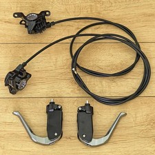 Disc Brake Set Lightweight Hydraulic Disc Brake Kit for Road Bike Flat Mount