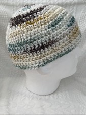 Adult Handmade Crochet Skull Cap Kufi