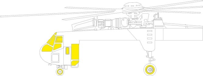 Eduard Accessories JX307 - 1:35 CH-54A 1/35 ICM - New
