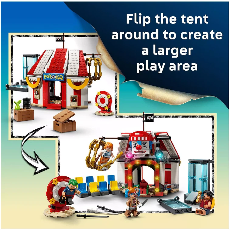 LEGO One Piece Buggy the Clown's Circus Carpa 75637 Kit de Construcción (573 Piezas) Foto 3 de 4