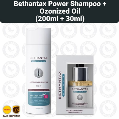 #ad Bethantax Power Anti Hair Loss Shampoo Ozonized Oil Set $109.00