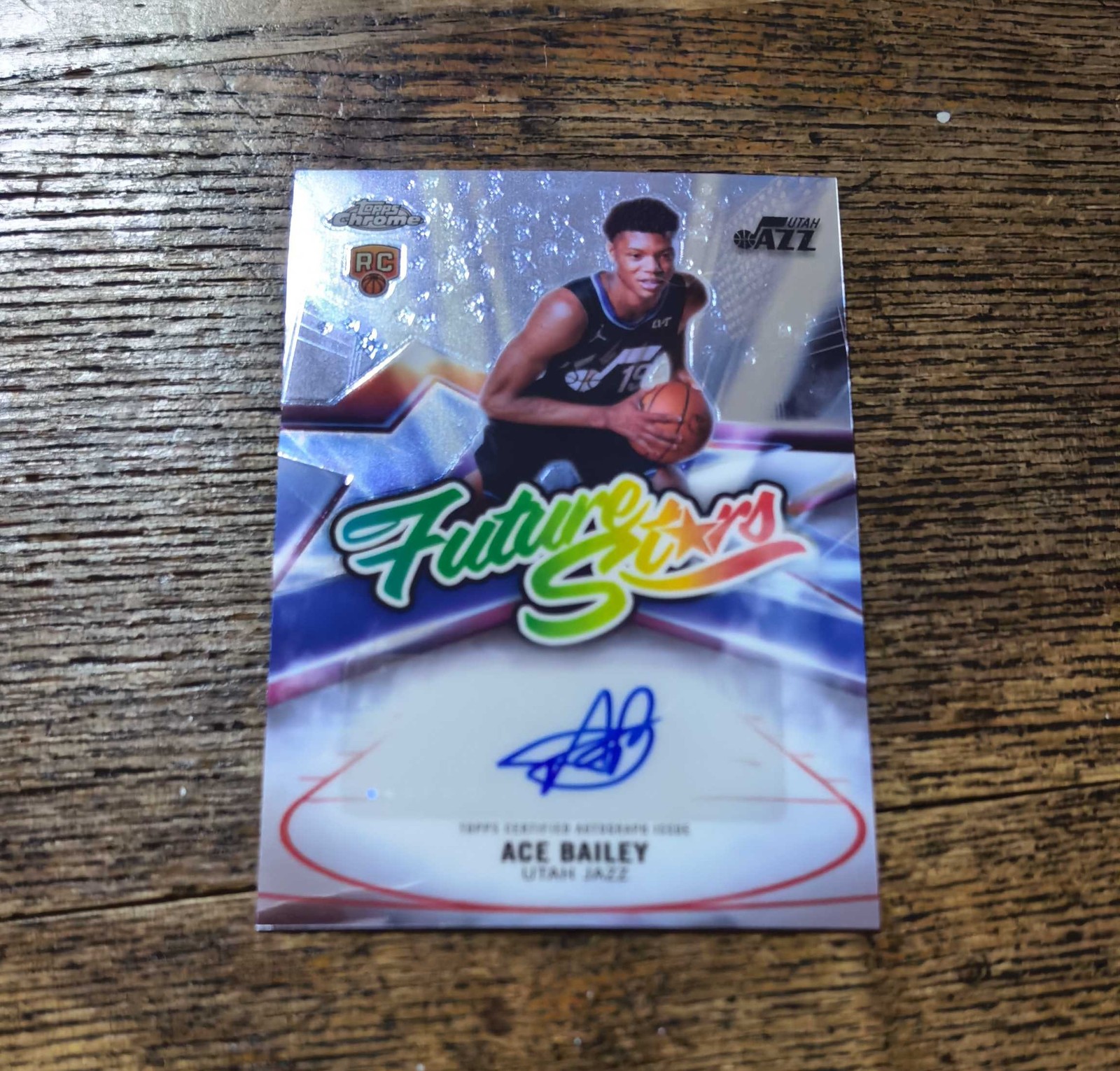2025-26 Topps Chrome Ace Bailey RC Future Stars Autographs Auto Rookie