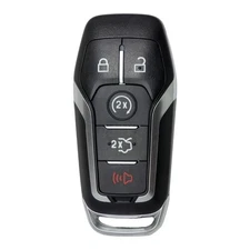 Keyless2Go Replacement for 5 Button Smart Key for Proximity Remote for Ford M...