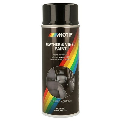 1 x Motip Vinyl Spray Schwarz 400ml Kunststoffledersitze Verkleidungen 04066