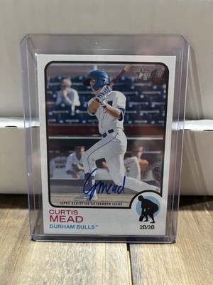 2022 Topps Heritage Minor League Edition Real One Auto Curtis Mead #ROA-CMD 