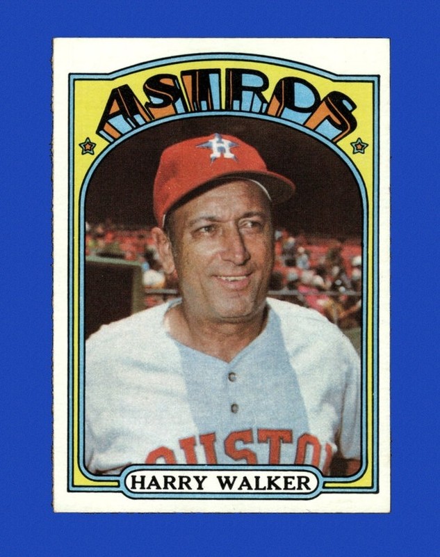 1972 Topps Set-Break #249 Harry Walker NR-MINT *GMCARDS*